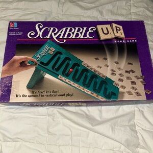 Milton Bradley Scrabble Up Board Game, 1996, *Complete*